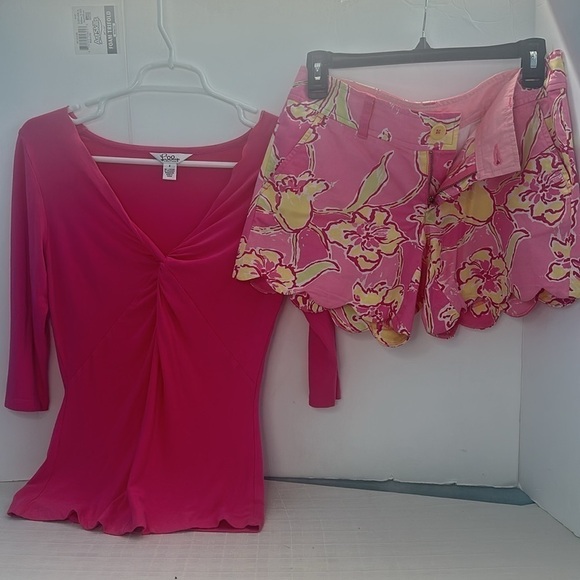 💥Lilly Pulitzer 3/4 sleeve fitted top *5 for 25* - Picture 8 of 8